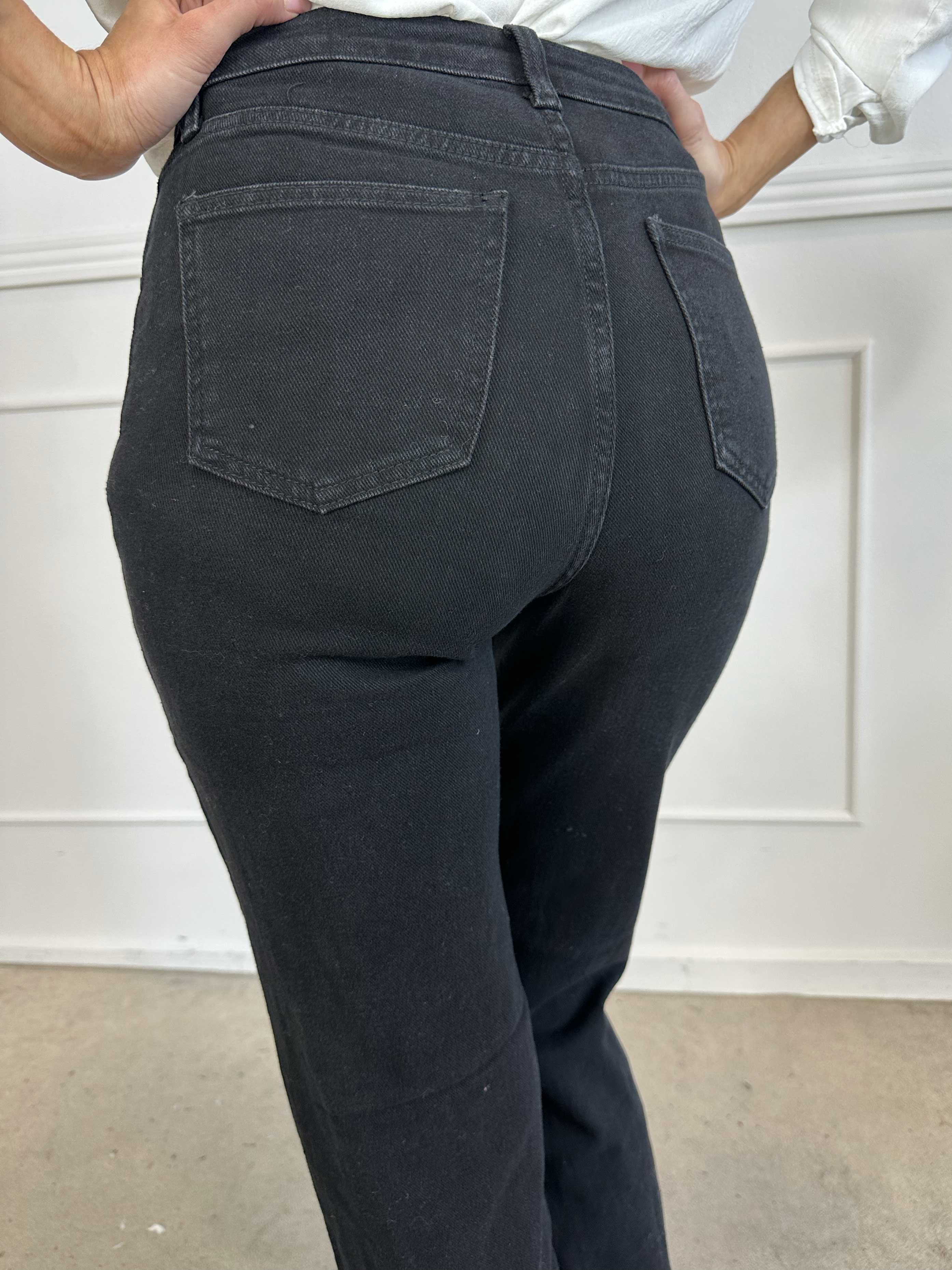 Valencia - Højtaljede ekstra lange jeans med stræk